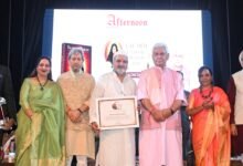 Lal Ded Awards attended by LG Manoj Sinha in Srinagar