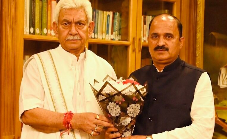 Shopian Fake Pesticides issue discussed with LG Manoj Sinha for farmers welfare