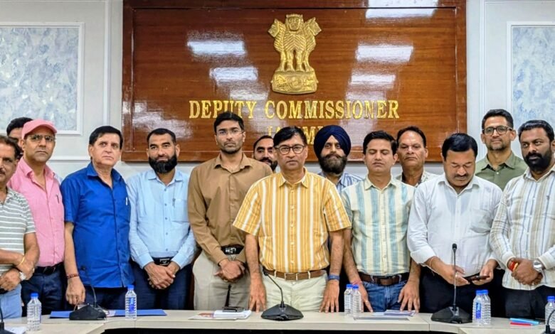 Tawi River Conservation meeting by NHRC in Jammu
