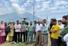 SKUAST Drone Training students learning drone technology in Ganderbal