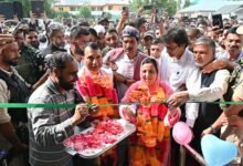 Tangmarg Health Projects inaugurated by Sakeena Itoo in Tangmarg