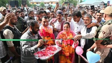 Tangmarg Health Projects inaugurated by Sakeena Itoo in Tangmarg