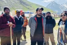 Amarnath Yatra Sanitation inspection by Muhammad Aijaz Asad