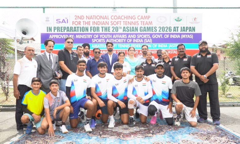 Soft Tennis Camp at Gindun Sports Stadium Srinagar