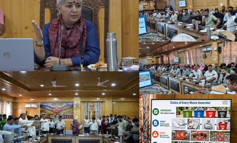 Swachhta 50-50 Bandipora waste management initiative launch