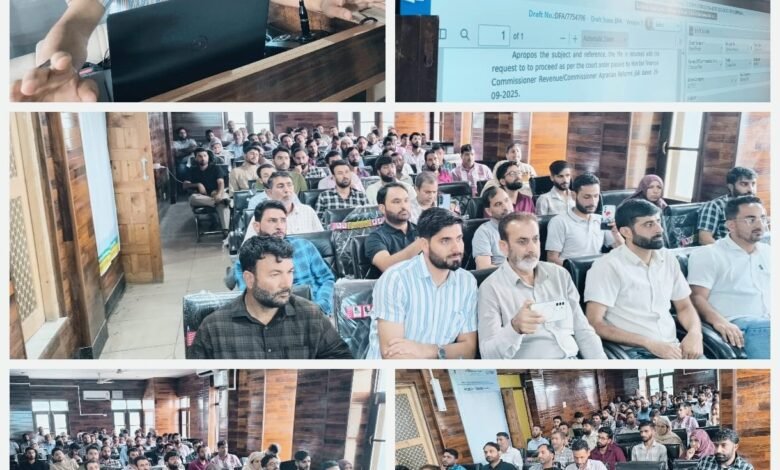 e-Office 2.0 Kupwara training session at RDD Complex