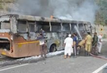 Amarnath Bus Fire involving pilgrims in Ramban