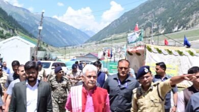 Amarnath Yatra Review meeting chaired by LG Manoj Sinha in Srinagar