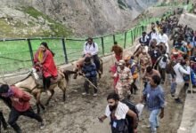 Amarnath Yatra Suspended due to heavy rainfall in Jammu Kashmir