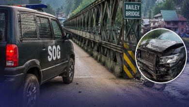 Budgam SOG Accident at Bailey Bridge involving SOG personnel