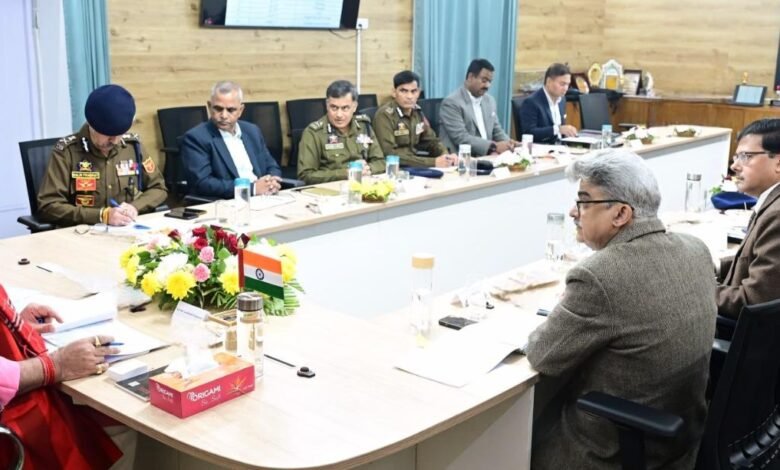 Drug Rehabilitation Scheme review meeting by LG Manoj Sinha