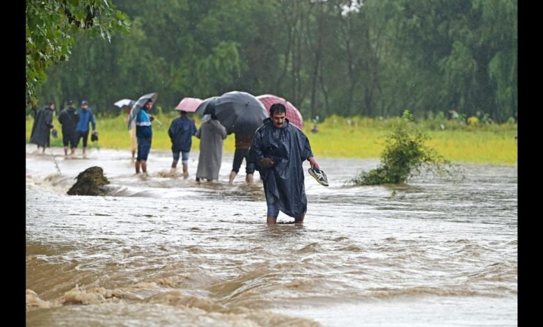 IMD Rain Alert for Jammu Kashmir with heavy rain thunderstorm and lightning forecast