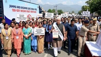 Nasha Mukt Campaign awareness drive in Jammu Kashmir with youth and community participation