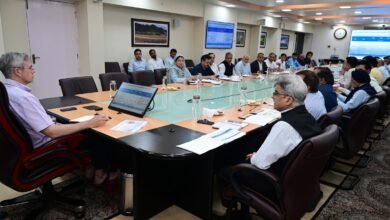 Omar Abdullah reviewing Jammu Kashmir Power Reforms projects and electricity infrastructure