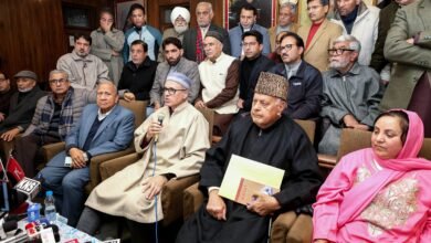 Jammu Kashmir Statehood meeting at SKICC Srinagar with Civil Society representatives