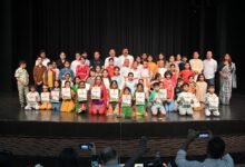 Children performing during JKAACL Summer Workshop Jammu at Abhinav Theatre
