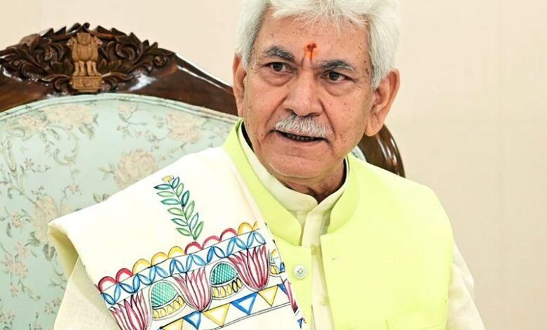 Manoj Sinha Statement reviewing Anantnag Terror Attack and flood relief operations
