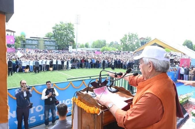 Nasha Mukt Jammu campaign addressed by LG Manoj Sinha against drug mafia