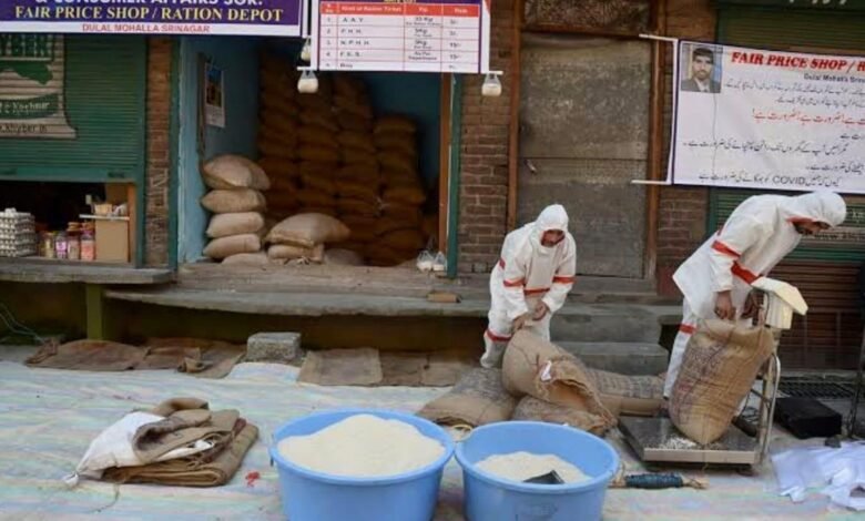 JK Ration Distribution for NFSA beneficiaries in Jammu and Kashmir
