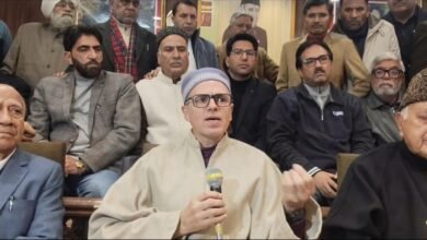 Omar Abdullah Protest announcement for Jantar Mantar march