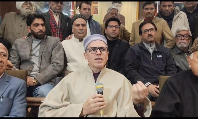 Omar Abdullah Protest announcement for Jantar Mantar march