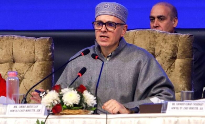 Omar Abdullah speaking about India Pakistan dialogue in Shopian