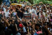 Paper Leak Protest demanding Dharmendra Pradhan resignation after PM Modi announcement