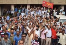 PHE employees protest in Udhampur over pending salary issue