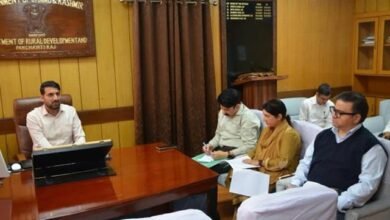 PMAY G Houses review meeting in Jammu and Kashmir