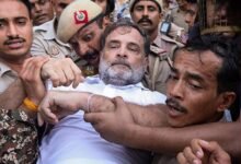 Rahul Gandhi Detained during PM House Protest in New Delhi