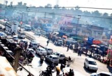 Samba Chowk Attack damaged vehicle after rival gang assault