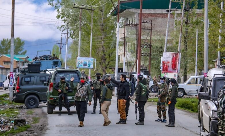 Shopian Encounter Operation security forces during anti terror operation