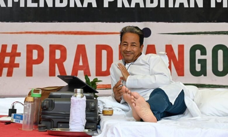 Sonam Wangchuk Health monitoring during hunger strike at Jantar Mantar