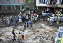 Thathri Flash Floods causing damage to houses vehicles and roads in Doda district