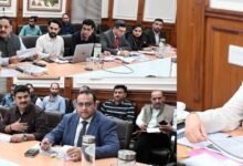 Chief Secretary Atal Dulloo reviewing J&K Urban Challenge Fund urban development projects