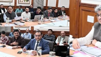Chief Secretary Atal Dulloo reviewing J&K Urban Challenge Fund urban development projects
