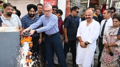 Residency Road Upgrade project with new footpaths and underground utilities in Jammu