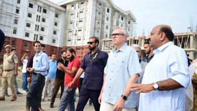 Srinagar development projects ground review