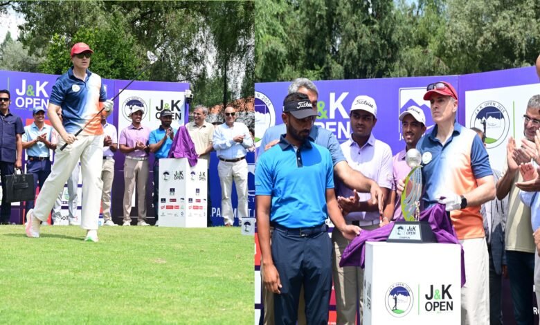 JK Open 2026 golf tournament at Royal Springs Golf Course Srinagar