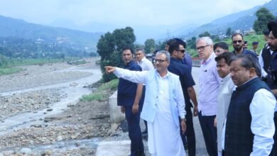 Rajouri Flash Flood damaged road and relief operations