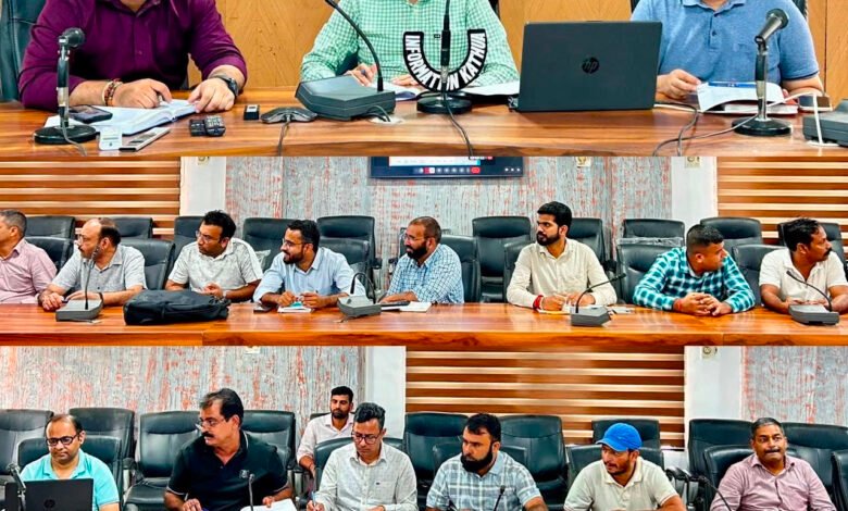 PMGSY Kathua Review meeting chaired by DC Rajesh Sharma