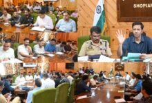 Independence Day Preparations review meeting in Shopian led by DC Shishir Gupta