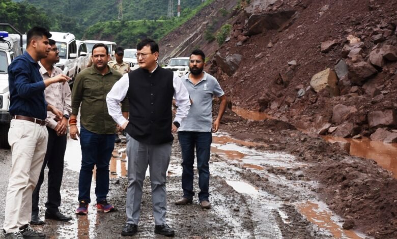 NH-44 debris clearance Udhampur Chenani