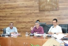 Doda Capex Budget review meeting chaired by DDC