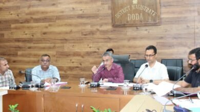 Doda Capex Budget review meeting chaired by DDC