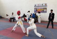 Srinagar Karate Championship students competition