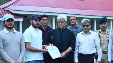 Martyr Police Appointment letter handed to son of martyred JK Police head constable