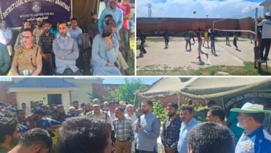 Anantnag Jail Volleyball Tournament inmates