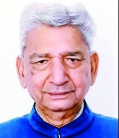 Dharam Pal Sharma Death Congress leader