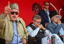 Farooq Abdullah Ruhullah political dispute over Lok Sabha mandate